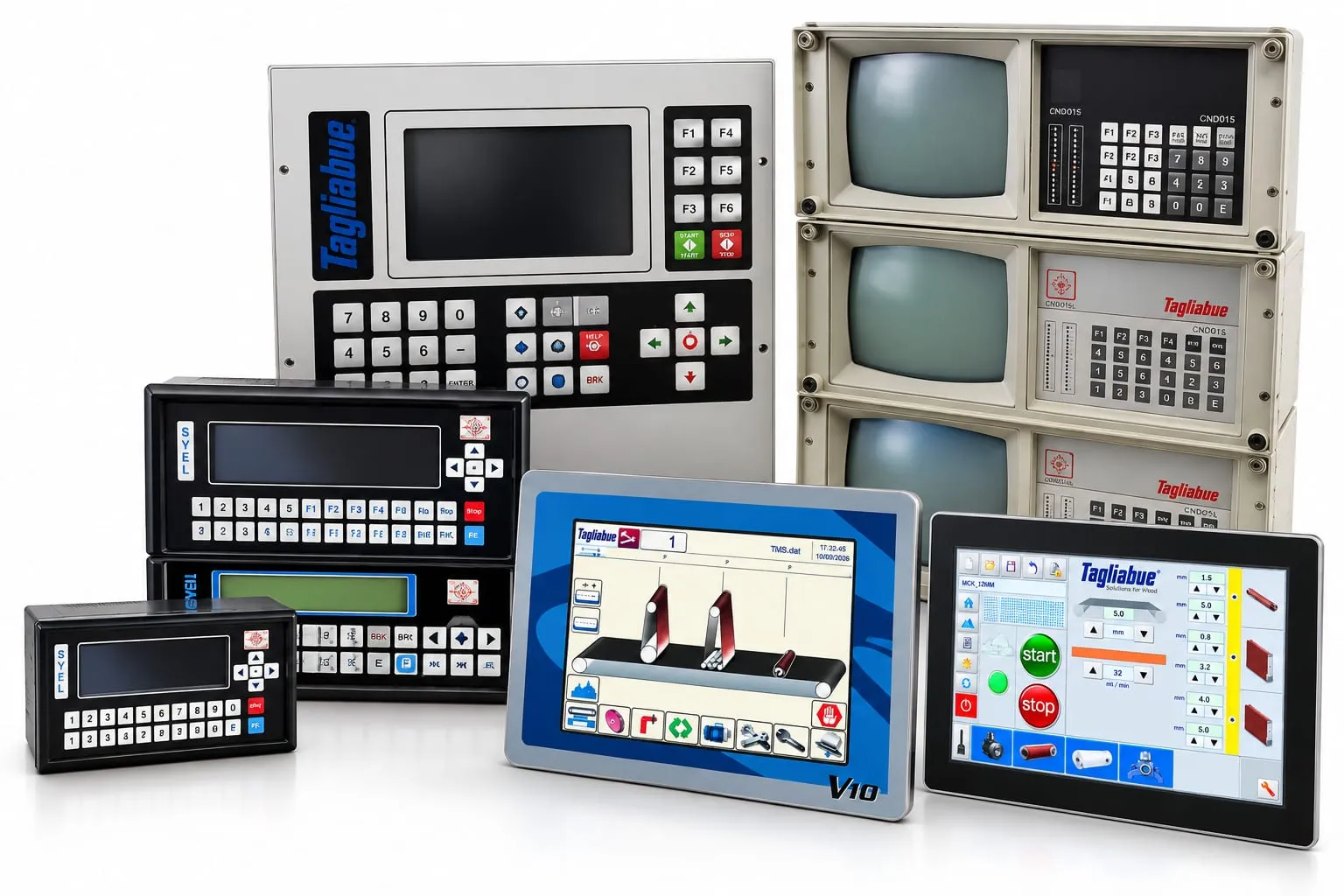 Controls for older and newer-generation sanding machines